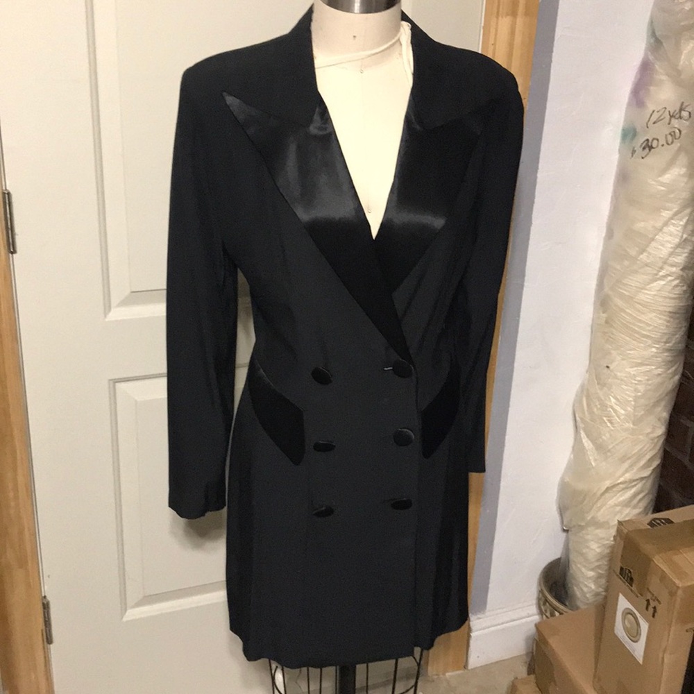 Black Tuxedo Style Dress